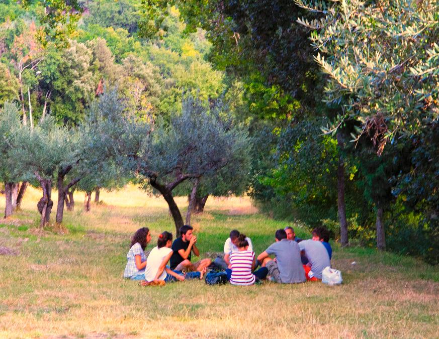 IMG_1517 copy.jpg - Pilgrims, near San Damiani, Under the Olive Trees